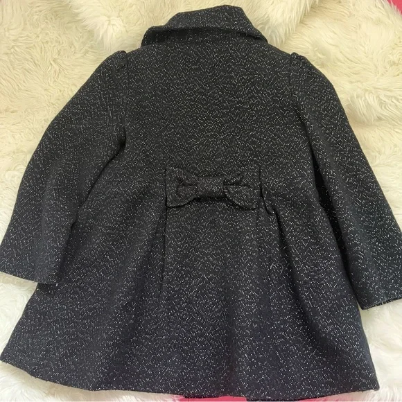 Cherokee Kids Winter Sparkly Pea Coat Size 3T - Picture 4 of 4